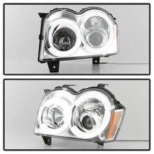 Load image into Gallery viewer, Spyder 05-07 Jeep Grand Cherokee - Light Bar Projector Headlights - Chrome - PRO-YD-JGC05V2-LB-C 5086112