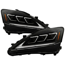 Load image into Gallery viewer, Spyder Lexus IS 250/350 06-10 Halogen Model Only High-Power LED Headlights - Black PRO-YD-LIS06AP-BK 5088246
