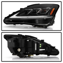 Load image into Gallery viewer, Spyder Lexus IS 250/350 06-10 Halogen Model Only High-Power LED Headlights - Black PRO-YD-LIS06AP-BK 5088246