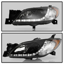 Load image into Gallery viewer, Spyder Mazda 3 04-08 4Dr Sedan Projector Headlights Halogen - DRL Blk PRO-YD-M304-DRL-BK 5017451
