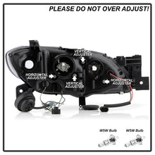 Load image into Gallery viewer, Spyder Mazda 3 04-08 4Dr Sedan Projector Headlights Halogen - DRL Blk PRO-YD-M304-DRL-BK 5017451