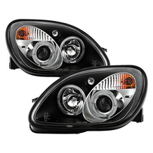 Load image into Gallery viewer, Spyder Mercedes Benz SLK 98-04 1PC Projector Halogen Model- LED Halo Blk PRO-YD-MBSLK98-1PC-HL-BK 5011190