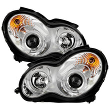 Load image into Gallery viewer, Spyder Mercedes Benz C-Class 01-05 4 DrProjector Headlights Halogen-LED Halo Chrm PRO-YD-MBW203-HL-C 5011268