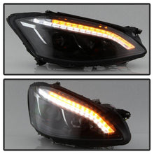 Load image into Gallery viewer, Spyder Mercedes W221 S Class 07-09 Headlights - HID Model Only - Black PRO-YD-MBW22107-HID-DRL-BK 5083890