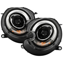 Load image into Gallery viewer, Spyder Mini Cooper 2010-2012 Projector Headlights Xenon/HID Model- DRL Blk PRO-YD-MC07-HID-DRL-BK 5080615