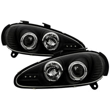 Load image into Gallery viewer, Spyder Mazda MX3 92-96 Projector Headlights LED Halo LED Black High H1 Low H1 PRO-YD-MMX392-HL-BK 5011503