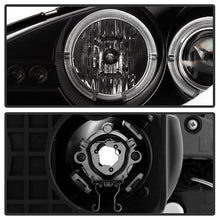 Load image into Gallery viewer, Spyder Mazda MX3 92-96 Projector Headlights LED Halo LED Black High H1 Low H1 PRO-YD-MMX392-HL-BK 5011503