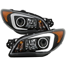 Load image into Gallery viewer, Spyder Subaru WRX 06-07 Projector Headlights - HID Model Only - Black PRO-YD-SWRX06-HID-LBDRL-BK 5083913