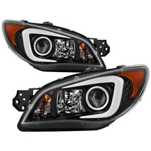 Load image into Gallery viewer, Spyder Subaru WRX 2006-2007 Projector Headlights - Halogen Only - Black PRO-YD-SWRX06-LBDRL-BK 5083920