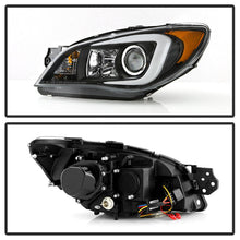 Load image into Gallery viewer, Spyder Subaru WRX 2006-2007 Projector Headlights - Halogen Only - Black PRO-YD-SWRX06-LBDRL-BK 5083920