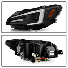 Load image into Gallery viewer, Spyder Subaru Impreza WRX 15-20 Halogen High-Power LED Headlights- Black PRO-YD-SWRX15HALAP-SBSEQ-BK 5088093