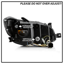 Load image into Gallery viewer, Spyder Subaru Impreza WRX 15-20 Halogen High-Power LED Headlights- Black PRO-YD-SWRX15HALAP-SBSEQ-BK 5088093