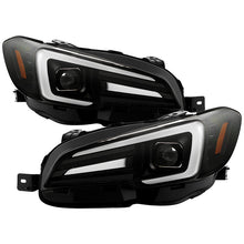 Load image into Gallery viewer, Spyder Subaru Impreza WRX 15-20 LED High-Power LED Headlights-Black PRO-YD-SWRX15LEDAP-SBSEQ-BK 5088109