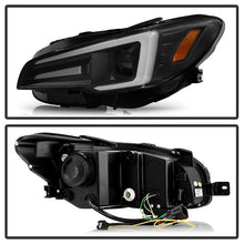 Load image into Gallery viewer, Spyder Subaru Impreza WRX 15-20 LED High-Power LED Headlights-Black PRO-YD-SWRX15LEDAP-SBSEQ-BK 5088109