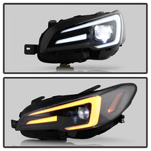 Load image into Gallery viewer, Spyder Subaru Impreza WRX 15-20 LED High-Power LED Headlights-Black PRO-YD-SWRX15LEDAP-SBSEQ-BK 5088109