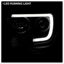 Load image into Gallery viewer, Spyder Toyota Tacoma 05-11 Projector Headlights - Light Bar DRL - Black PRO-YD-TT05V2-LB-BK 5084514