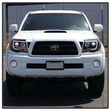 Load image into Gallery viewer, Spyder Toyota Tacoma 05-11 Projector Headlights - Light Bar DRL - Black PRO-YD-TT05V2-LB-BK 5084514