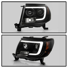 Load image into Gallery viewer, Spyder Toyota Tacoma 05-11 Projector Headlights - Light Bar DRL - Black PRO-YD-TT05V2-LB-BK 5084514