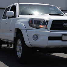 Load image into Gallery viewer, Spyder Toyota Tacoma 05-11 Projector Headlights - Light Bar DRL - Black PRO-YD-TT05V2-LB-BK 5084514