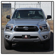 Load image into Gallery viewer, Spyder Toyota Tacoma 12-15 Projector Headlights Light Bar DRL Black PRO-YD-TT12-LBDRL-BK 5081711