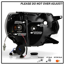 Load image into Gallery viewer, Spyder Toyota Tacoma 12-15 Projector Headlights Light Bar DRL Black PRO-YD-TT12-LBDRL-BK 5081711