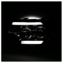 Load image into Gallery viewer, Spyder Toyota Tacoma 12-16 Projector Headlights Light Bar DRL Smoke PRO-YD-TT12-LBDRL-SM 5081728