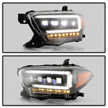 Load image into Gallery viewer, Spyder 16-20 Toyota Tacoma Halogen Model Only High-Power LED Headlights - Black PRO-YD-TT16HALAP-BK 5088376