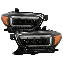 Load image into Gallery viewer, Spyder 16-20 Toyota Tacoma LED Model Only High-Power LED Headlights - Black PRO-YD-TT16LEDAP-BK 5088390
