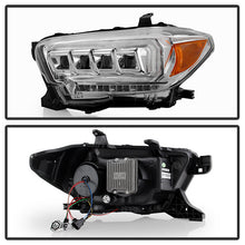 Load image into Gallery viewer, Spyder 16-20 Toyota Tacoma LED Model Only High-Power LED Headlights - Chrome PRO-YD-TT16LEDAP-C 5088383