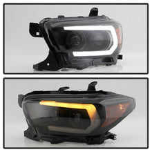 Load image into Gallery viewer, Spyder Toyota Tacoma 16-18 (TRD Model Only) Projector Headlights Black Smoke PRO-YD-TT16V1-SEQ-BSM 5087553