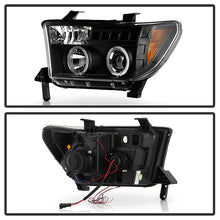 Load image into Gallery viewer, Spyder Toyota Tundra 07-133 Projector Headlights LED Halo LED Blk PRO-YD-TTU07-HL-BK 5012029