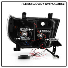 Load image into Gallery viewer, Spyder Toyota Tundra 07-133 Projector Headlights LED Halo LED Blk PRO-YD-TTU07-HL-BK 5012029