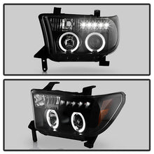 Load image into Gallery viewer, Spyder Toyota Tundra 07-133 Projector Headlights LED Halo LED Blk PRO-YD-TTU07-HL-BK 5012029