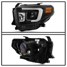 Load image into Gallery viewer, Spyder Toyota Tundra 2014-2016 Projector Headlights Light Bar DRL Black PRO-YD-TTU14-DRL-BK 5080158