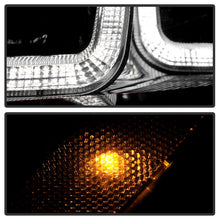 Load image into Gallery viewer, Spyder Volkswagen Golf VII 14-16 Projector Headlights DRL LED Red Stripe Blk PRO-YD-VG15-RED-DRL-BK 5080592