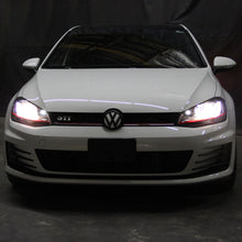 Load image into Gallery viewer, Spyder Volkswagen Golf VII 14-16 Projector Headlights DRL LED Red Stripe Blk PRO-YD-VG15-RED-DRL-BK 5080592