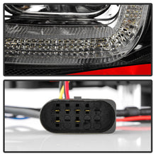 Load image into Gallery viewer, Spyder Volkswagen Golf VII 14-16 Projector Headlights DRL LED Red Stripe Blk PRO-YD-VG15-RED-DRL-BK 5080592