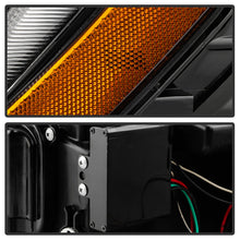 Load image into Gallery viewer, Spyder Volkswagen Golf VII 14-16 Projector Headlights DRL LED Red Stripe Blk PRO-YD-VG15-RED-DRL-BK 5080592