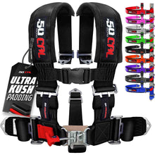 Load image into Gallery viewer, 2" 5 point Pro Series Latch Harness 50 Caliber Racing Harness
