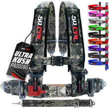 Load image into Gallery viewer, 3" 5 point Pro Series Latch Harness 50 Caliber Racing Harness