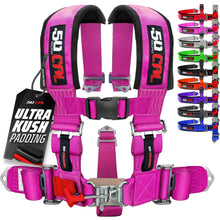 Load image into Gallery viewer, 3" 5 point Pro Series Latch Harness 50 Caliber Racing Harness
