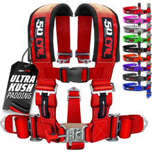 Load image into Gallery viewer, 2" 5 point Pro Series Latch Harness 50 Caliber Racing Harness