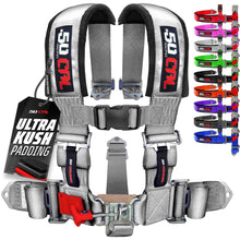 Load image into Gallery viewer, 2" 5 point Pro Series Latch Harness 50 Caliber Racing Harness