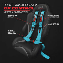 Load image into Gallery viewer, Pro Series 2" &amp; 3" 4 point Harness with push button release