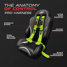 Load image into Gallery viewer, Pro Series 2" &amp; 3" 4 point Harness with push button release