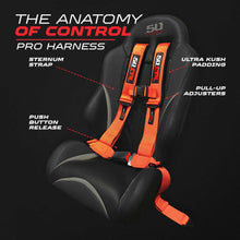 Load image into Gallery viewer, Pro Series 2" &amp; 3" 4 point Harness with push button release