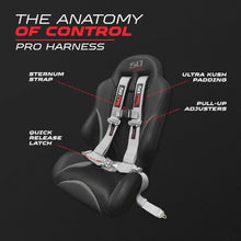 Load image into Gallery viewer, Pro Series 2" 4 point Latch Harness 50 Caliber Racing Harness