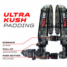Load image into Gallery viewer, Pro Series 2" &amp; 3" 4 point Harness with push button release