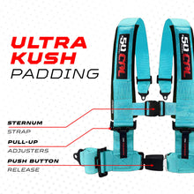 Load image into Gallery viewer, Pro Series 2" &amp; 3" 4 point Harness with push button release