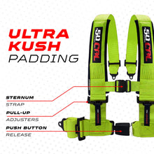 Load image into Gallery viewer, Pro Series 2" &amp; 3" 4 point Harness with push button release